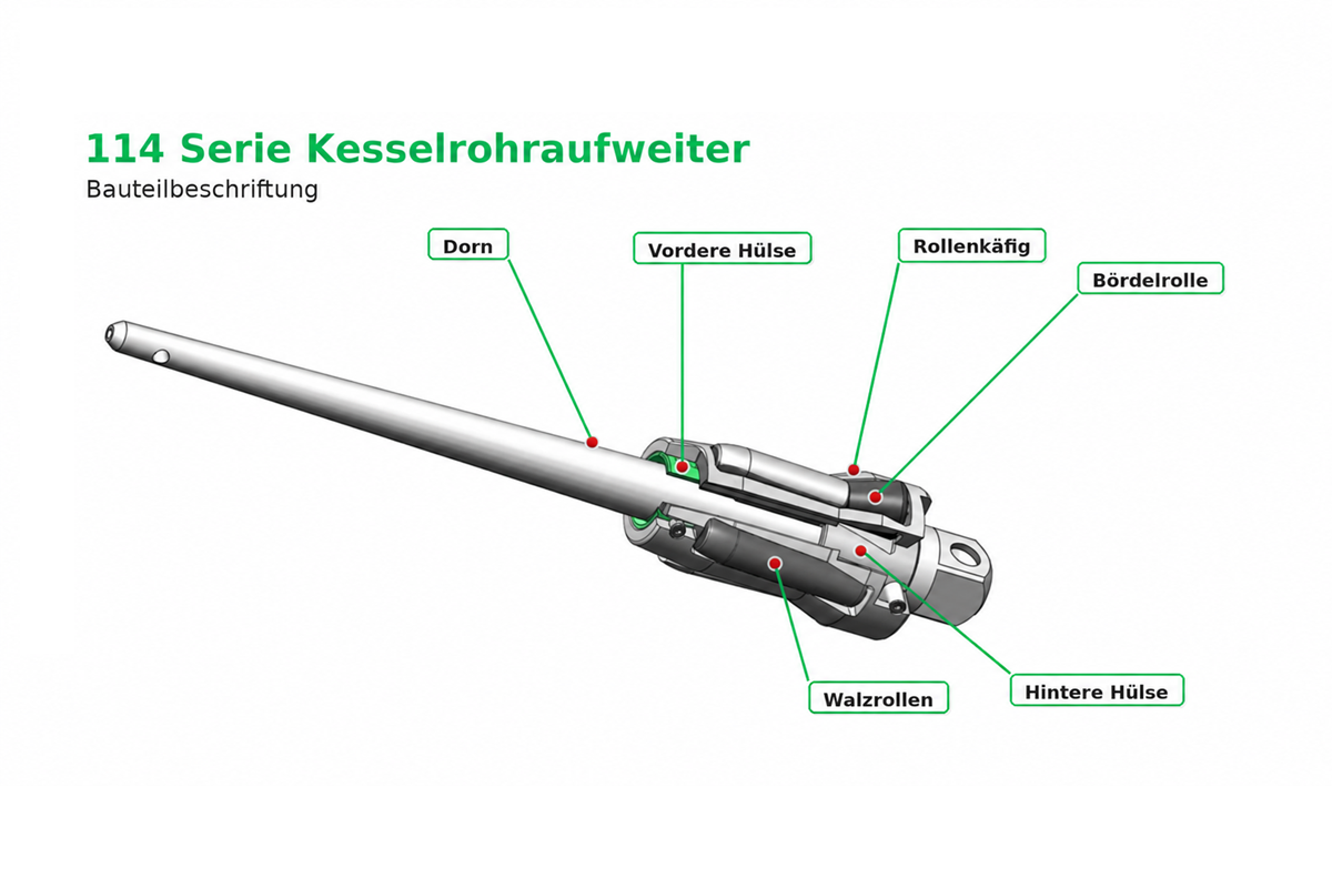 Kesselrohr Expander 114 Serie