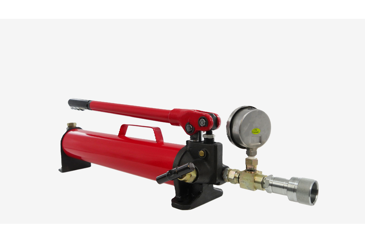 Handpumpe 700 bar, 1,8l, 1,8 m Schlauch