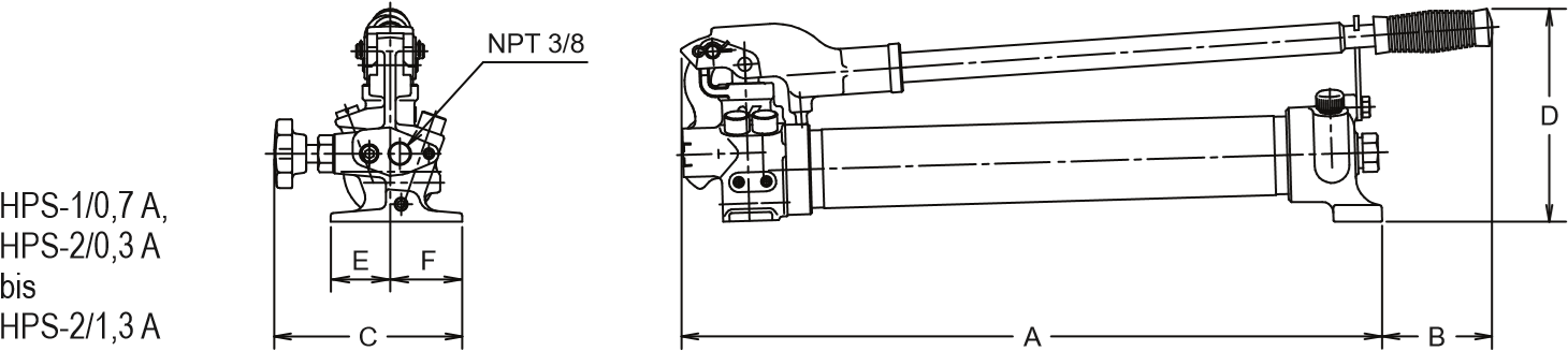 HPS Yale Handpumpe