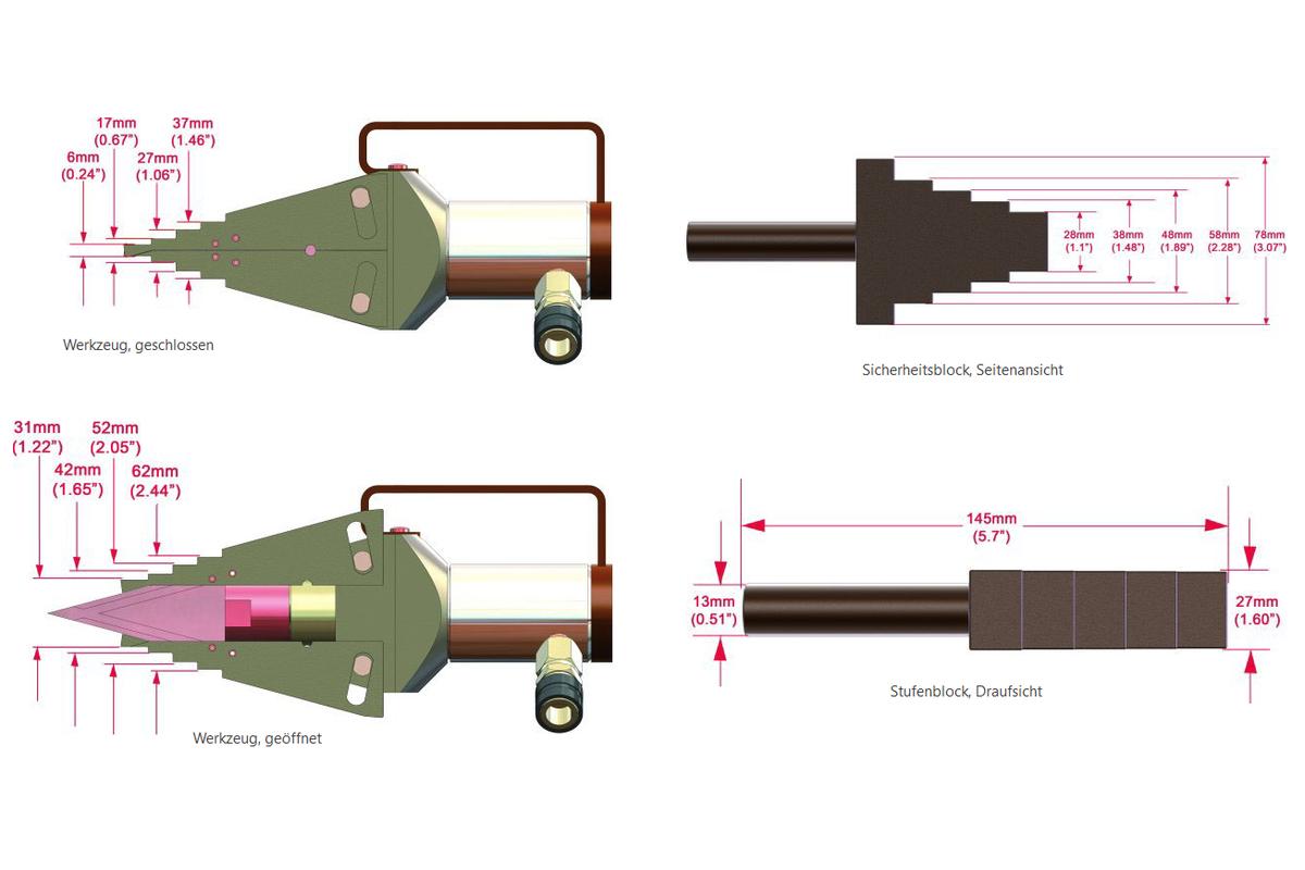 Manueller Spreizer 9  to