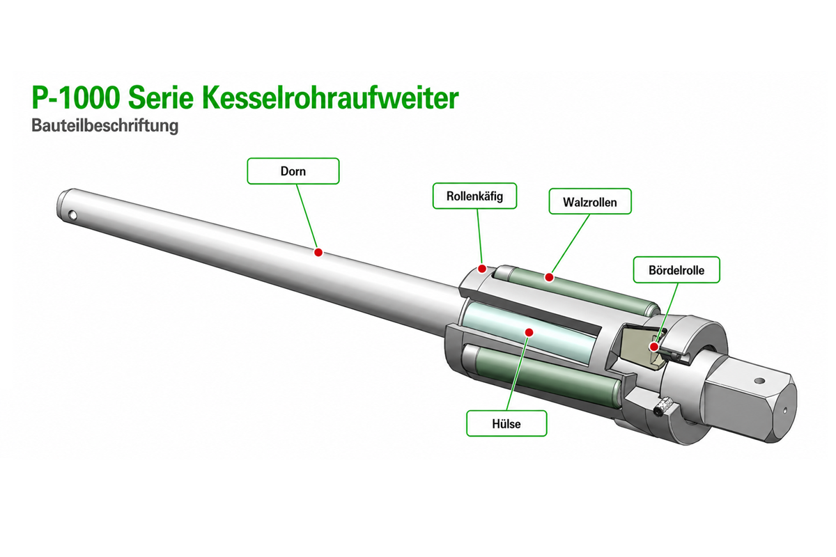 Kesselrohr Expander P1000 Serie