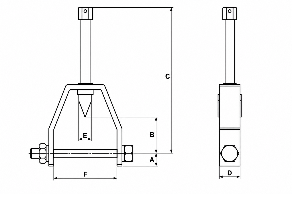 Mechanischer Flanschspreizer